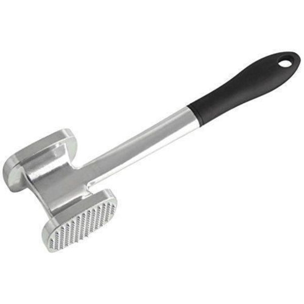 Köttmördarkniv - Fackelmann - 45826 - Aluminium/ABS/TPR - Svart - 28 x 7,5 cm Svart