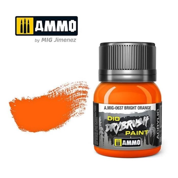 MIG JIMENEZ TORKAR BRIGHT ORANGE AMMO BY MIG JIMENEZ A.MIG-0637