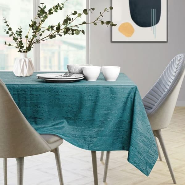 Bordduk - Vesta - Rektangulär 40x250 cm - Mörkblå modern - Glansig fläckavvisande effekt modern marin