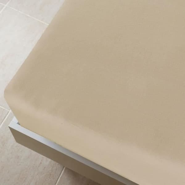 136224 vidaXL Lakantröja Taupe 140x200 cm Bomull Mol