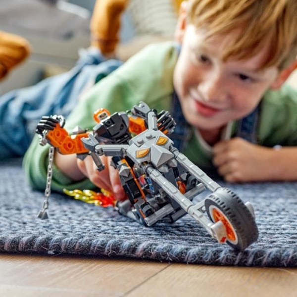 LEGO® Marvel 76245 Ghost Riders robot och motorcykel, leksak med superhjältefigur Vit