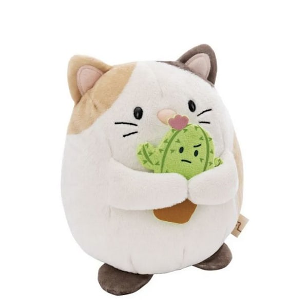 'Peluche - Nici - Katt Angy - 27 cm - Beige - Kaktus - Samling Big Friends' Beige