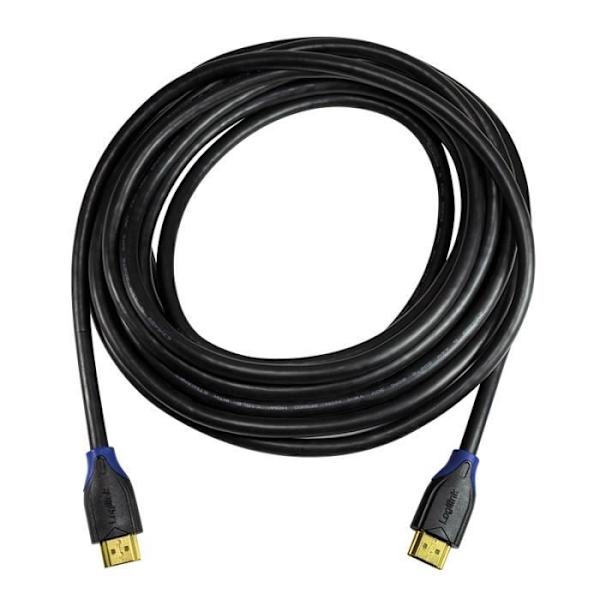 LogiLink CH0064, 5 m, HDMI Typ A (Standard), HDMI Typ A (Standard), 4096 x 2160 pixlar, 3D-kompatibilitet, Svart Svart