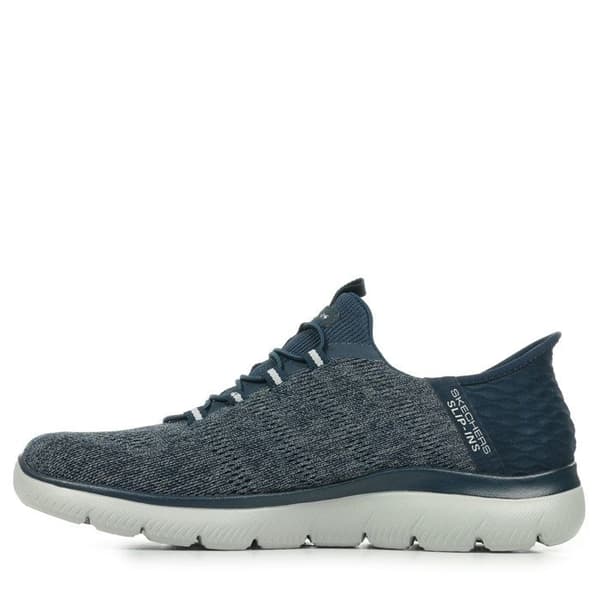 Skechers Summits Key Pace Slip Ins, herrsneakers marinblå 42 1/2