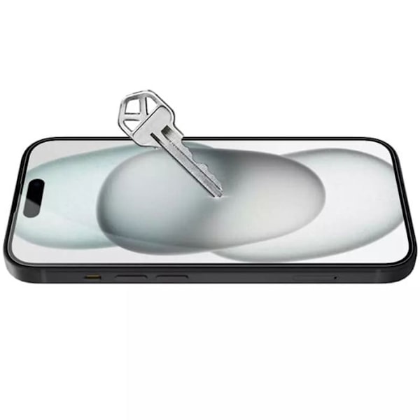 Härdat glas till iPhone 15 CP - Nillkin - Svart Svart