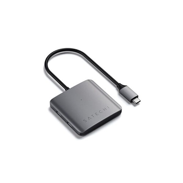 USB-C-hubb - Satechi - Aluminium - 4 portar - 5 Gbps - Plug-and-Play