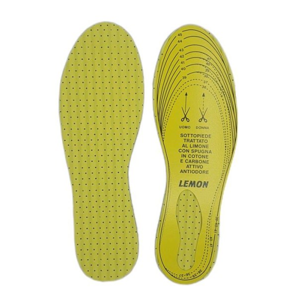 Jumbo Shoe Insole 085/B2, Lemon Bl Insoles 2 Par Unisex Vuxen, Flerfärgad, One Size Flerfärgad 44
