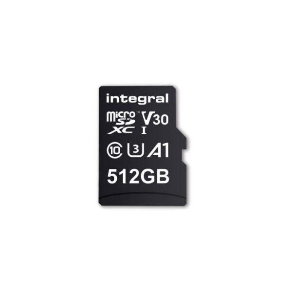 Integral UltimaPro - Flash-minneskort (microSDXC till SD-adapter ingår) - 512 GB - A1 / Video Class V30 / UHS Class 3 / Cl