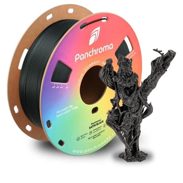 Filament 3D - POLYMAKER - PolyTerra PLA - Satin Black - 1,75 mm - Hållbar bioplast
