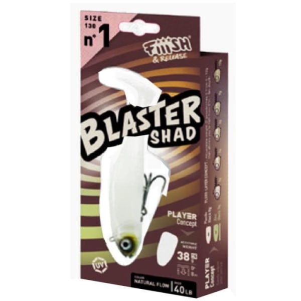 Ny - FIIISH - Combo Blaster Shad - White Coco - BS1473 - 13 Cm - Vit Coco