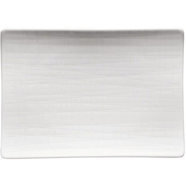 Bricka - Rosenthal serveringsfat - 11770-800001-12382 - Vitt porslinsfat 18 x 13 cm