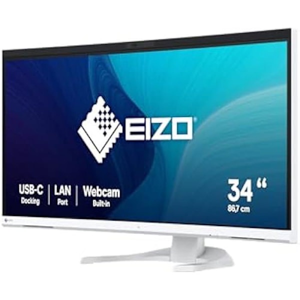 LED-skärm - EIZO - FlexScan EV3450XC-WT - 34,1" - 3440 x 1440 - 5 ms - Vit
