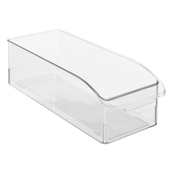 3 stycken "Smart Fridge" förvaringslådor Transparent
