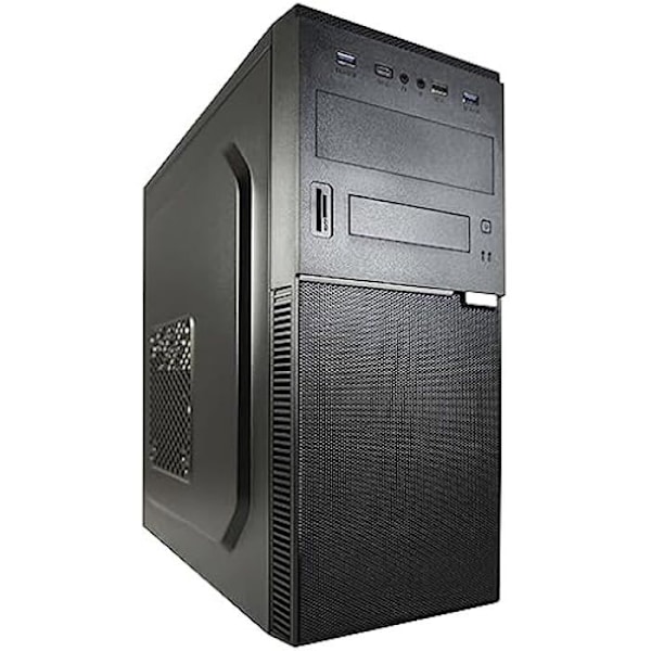 PC-chassi - LC-POWER - LC-7041B-ON - Metall - Luftkylning - 2 USB-portar Svart
