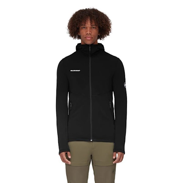 Löpfleece - Mammut atletisk fleece - 1014-04250 - Aconcagua Light Ml Hooded Jacket Herr Aconcagua Homme Svart S