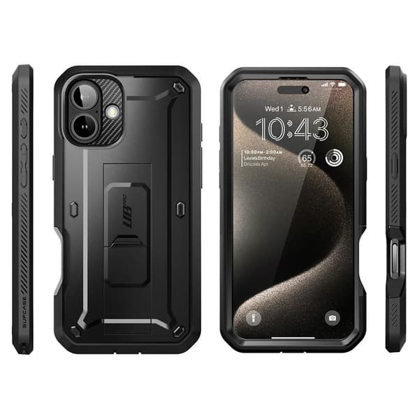 iPhone 16 Plus Skal - Supcase Unicorn Beetle Pro - Svart