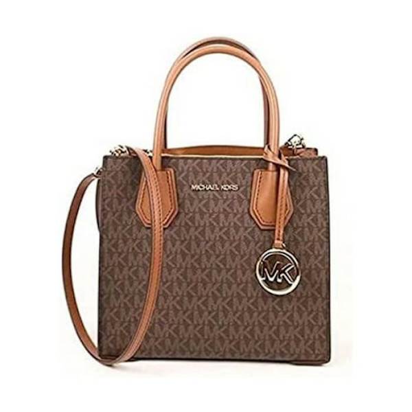 Väska - MICHAEL KORS - 35S1GM9M2B-BROWN - Brunt läder - 22 x 20 x 10 cm - Handburen kastanj