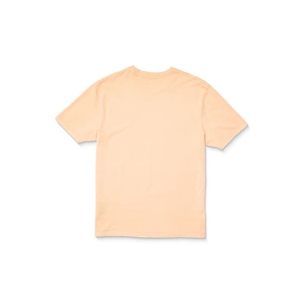T-shirt Volcom Solid Stone Embt Ljus persika Herr Apelsin M