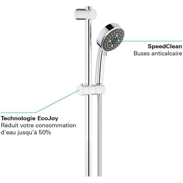 GROHE - 4-jet duschset med bar - 9,5l