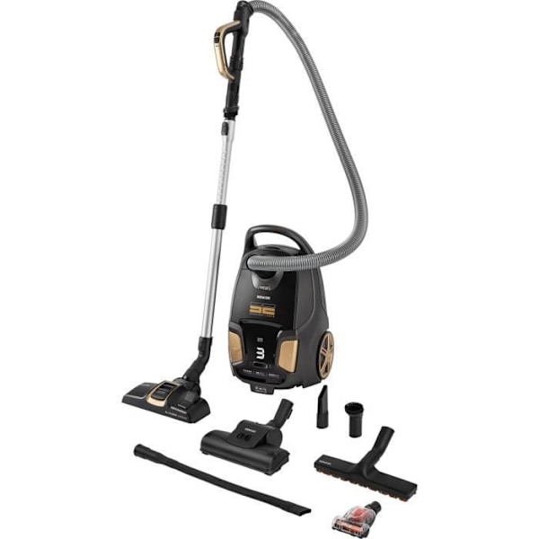 Säckdammsugare - SENCOR - SVC 9300BK - 600 W - 59 dB - Svart Svart