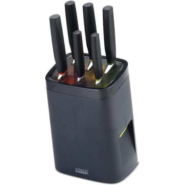 Joseph Joseph - Låsblock - Säkerhetsknivblock med 6 integrerade knivar - 10125