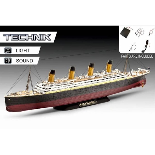 Modellbåt - REVELL - RMS Titanic - 1/400 - Avancerad Kit - Blandad - 14 år och uppåt
