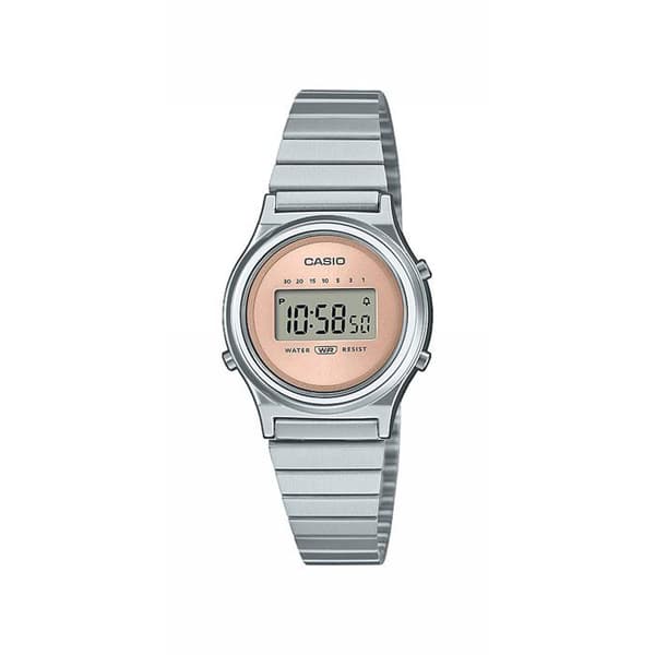 Klocka - CASIO - LA700WE - Unisex - Rosa - Kvarts - Digital Silver