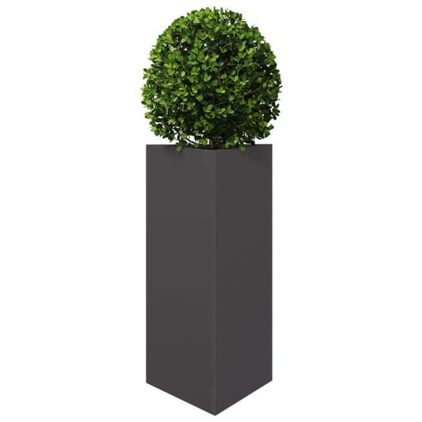 vidaXL 2 st triangulära planteringslådor svart 40x34,5x70 cm stål 851158