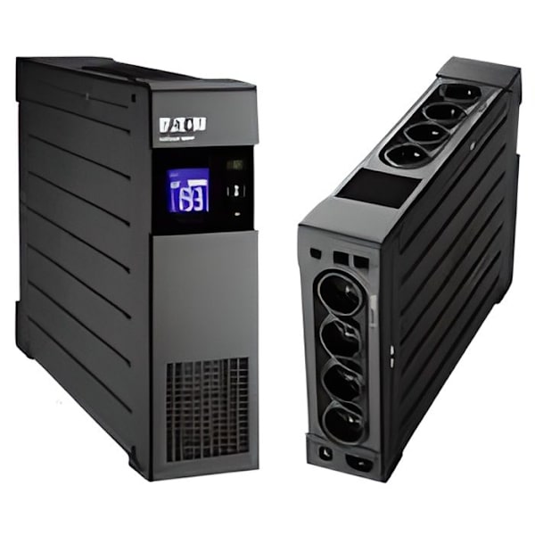 UPS - EATON - Ellipse PRO 1600 USB FR - Line-Interactive UPS - 1600VA (8 franska uttag) - Standard blixtavledare - ELP1600FR Svart