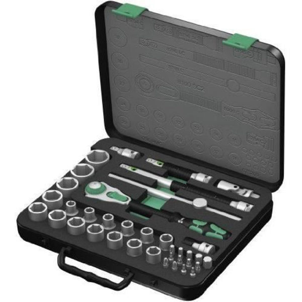 Spärrnyckelset 1/2" 8100 SC 2 37 delar - WERA Färg(er): Ej specificerad