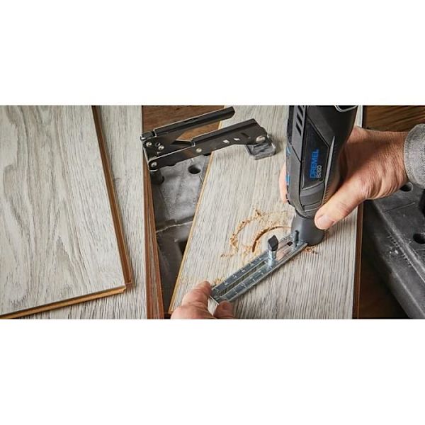 Dremel 8260 anslutet sladdlöst multifunktionsverktyg - 65 tillbehör + 5 anpassningar Blå