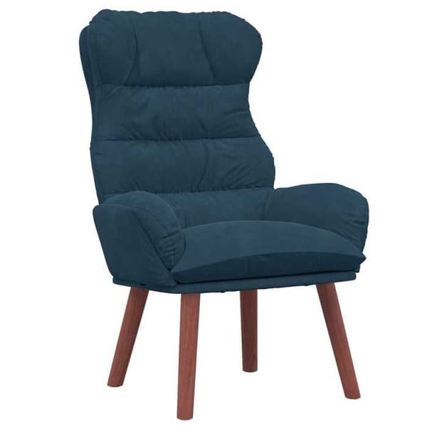 vidaXL fåtölj Blå 69 x 74 x 93 cm Sammet 42001886