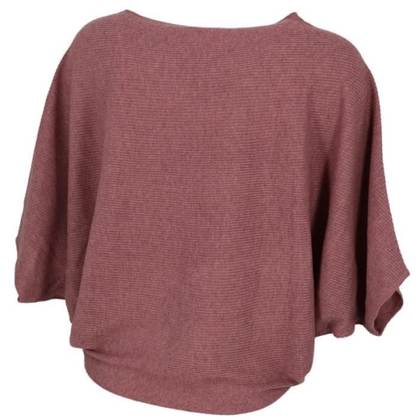 Dragtröja - Jacqueline de Yong - Rosé - Fladdermusärmar - Finmaskig - Stadslook Rosa jag