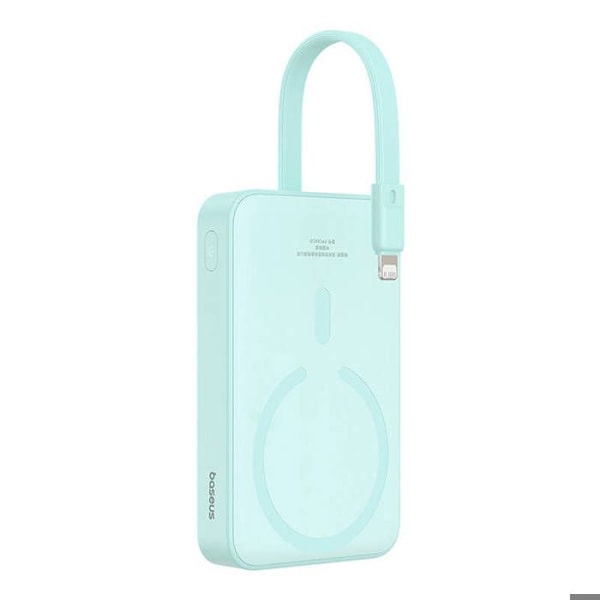 Baseus - Magnetisk Mini Powerbank (P10022109333-00) - MagSafe, USB-C, 10000mAh, 20W - Mynta