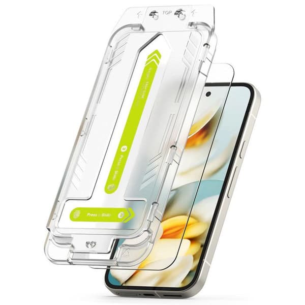 Härdat glas - RINGKE - Google Pixel 9a - Ringke Easy Slide - Paket med 2 - Transparent Transparent