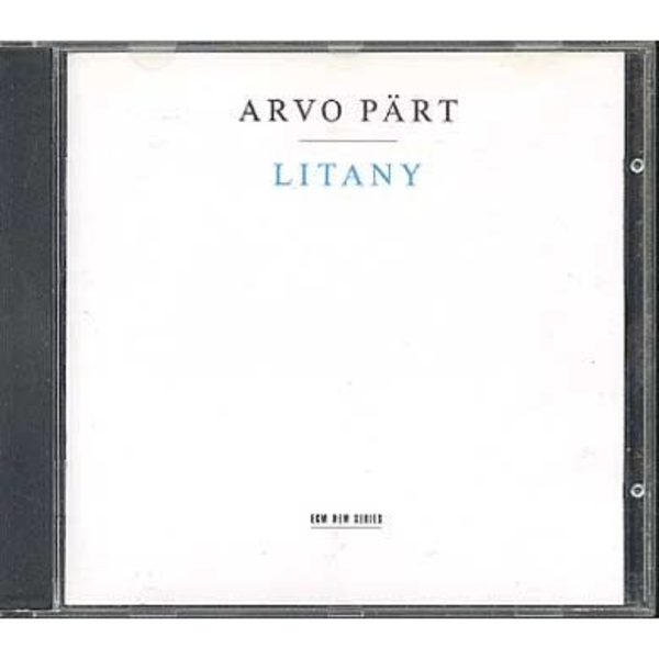 CD - Arvo Pärt - Litany, Psalom, Trisagion - Religiös sång - Fodral