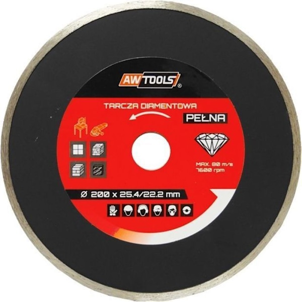 Slipsslip Awtools - AW44230 - Komplet diamantdisk 230 x 22,2 mm ()