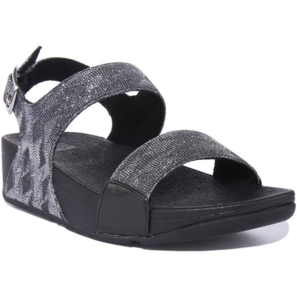FitFlop Lulu Glitz sandaler med spänne för kvinnor - svart - storlek 41 Svart 39