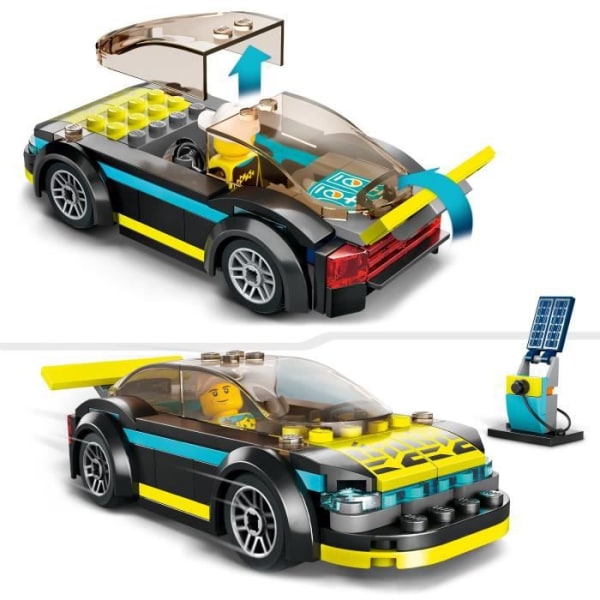 LEGO® City 60383 elektrisk sportbil, leksak för 5-åringar, racerbilsset