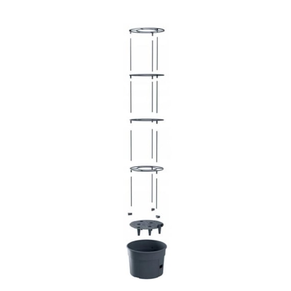 Kruka för tomatplantor 28L Tomatodlare IPOM400-S433 Svart