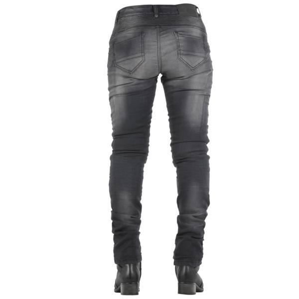 MOTORCYKELJEANS FÖR DAM ÖVERLAPPAR IMOLA (24 - tvättad svart) Blekt svart 26