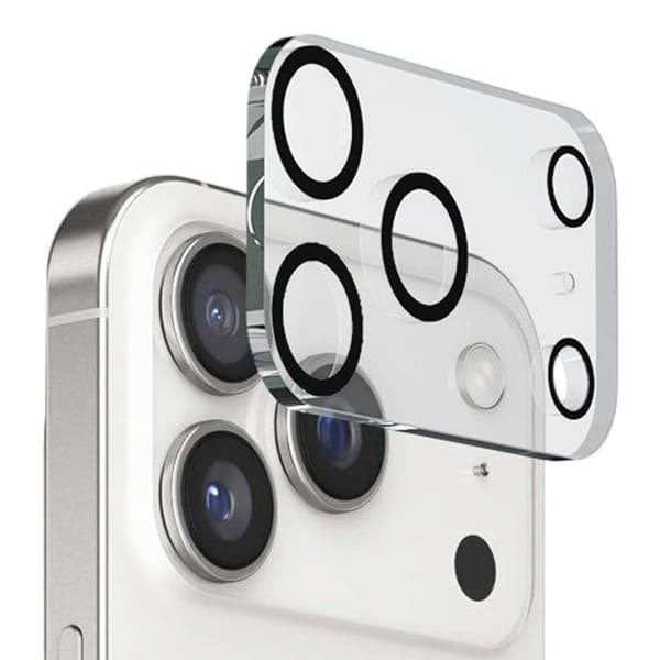 Skyddsglas - CRONG - iPhone 17 Pro Max - Hårdhet 9H - Transparent - Rep-resistant Vit