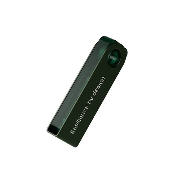 Kryptovaluta plånbok Ledger Ledger Nano S Plus Grön emeraldfärg smaragdgrön