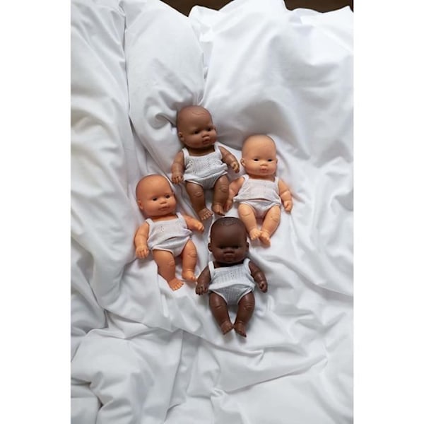Liten pojke babydocka - 21 cm - latinamerikansk Flerfärgad
