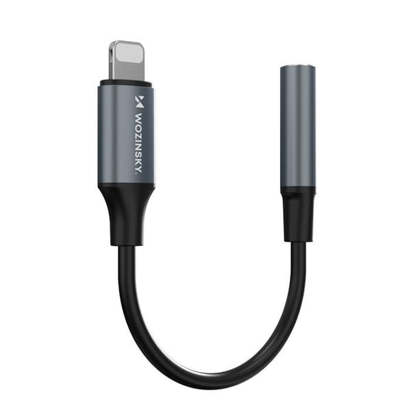 Lightning-adapter till mini-jack 3,5 mm för iPhone - svart