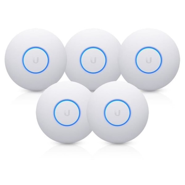 Ubiquiti Quintuple UniFi UAP-NANOHD radiobasstation åtkomstpunkt - vit - TU