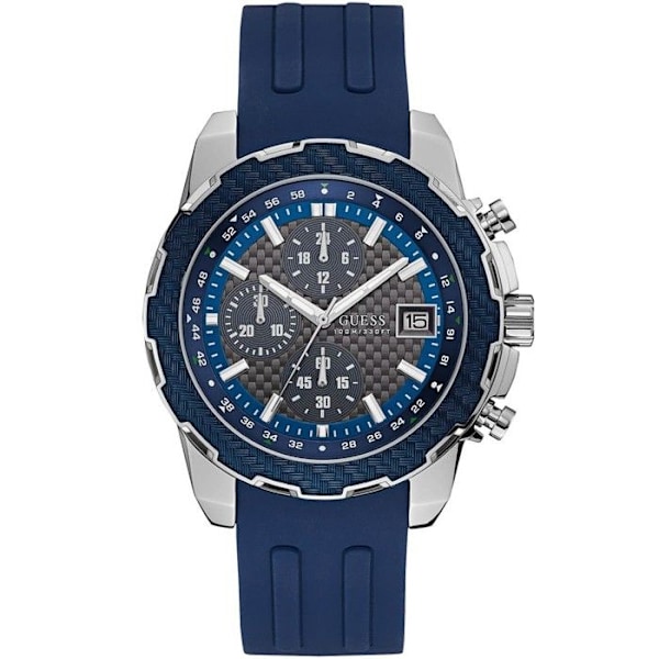 Guess Watches Blue W1047G2 Herrklocka - Quartz - Alfanumerisk - Vuxen