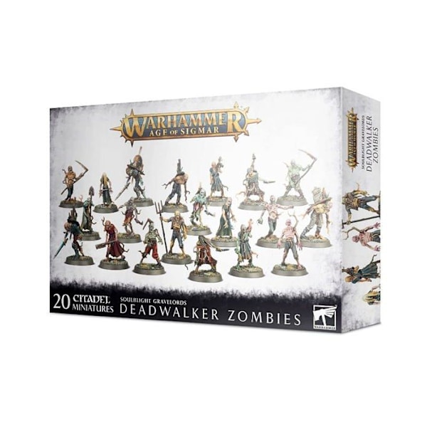 Spelverkstad - 168341 - Warhammer AoS - Soulblight Gravelords DeadWalker Zombies 99120207092 Svart