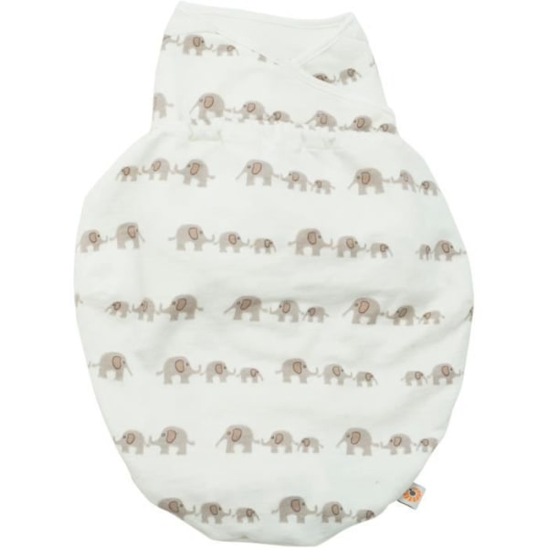 ERGOBABY Elephant sovsäck - TOG 0,5 - 100% mjuk och ventilerande bomull