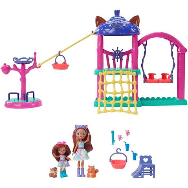 Enchantimals - Lekplats - Docka - 4 år och + Flerfärgad